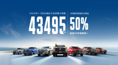 一季度国内终端市占率近50% 长城皮卡1-3月全球累