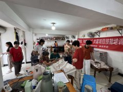 德清县雷甸镇开展“围爱工坊”共富项目技能培